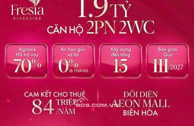 CĂN HỘ CAO NHẤT TP BIÊN HÒA 30 TẦNG VIEW SÔNG ĐỒNG NAI ĐỐI DIỆN AEON MALL ĐANG XÂY DỰNG